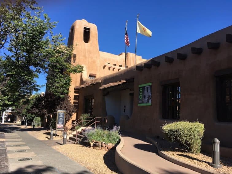 The New Mexico Museum of Art in Santa Fe New Mexico.