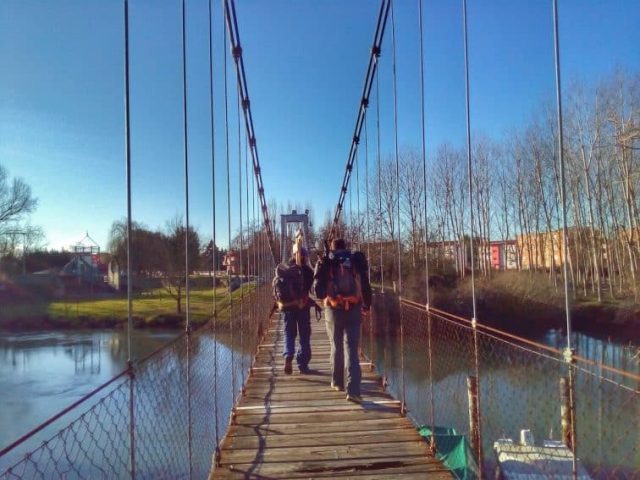 bridge crossing Via Postumia