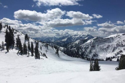 Beautiful Alta ski resort in Utah.