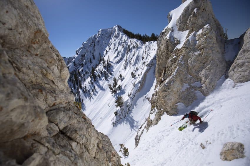 Shoot the Canyon! Honeycomb Canyon. Solitude Mountain Resort photos.