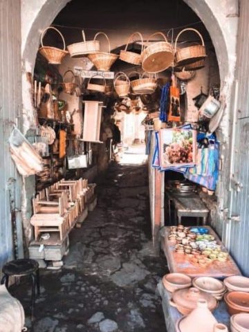 Artisan works around the town of Tlemcen algeria