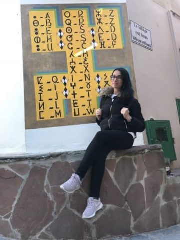 Barbaric alphabet - TiZi Ouzou was basically a barbaric region. Some Arabic words are even deleted on the signs. They mainly speak their own language algeria