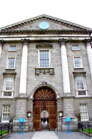 Entrance to the prestigious Trinity College.
