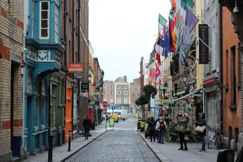 A street scene in Dublin, Ireland. Marley Henderson photos.