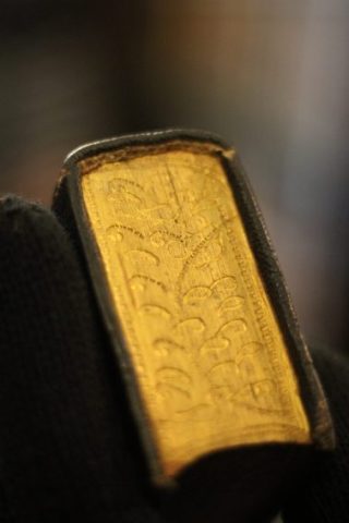 A 1697, Amsterdam book, in Marsh's Library.