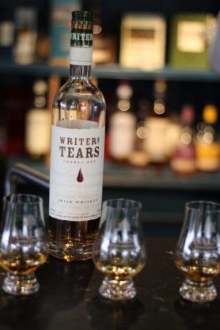 Writers Tears Whiskey at Walsh Whiskey Distillery.
