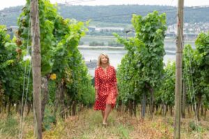 Samantha on a Rhine River Cruise.