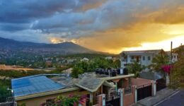 Sunset in Cap-Haitian Haiti.