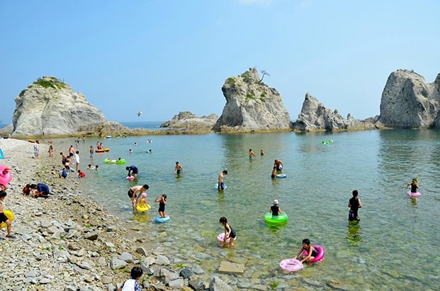 Jodogahama Beach. Courtesy of Iwate Prefecture Japan