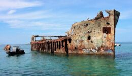 The haunting SS Sapona Shipwreck off Bimini, the Bahamas in the Bermuda Triangle is a memorable rush of excitement to explore for sure. Christopher Ludgate photos.