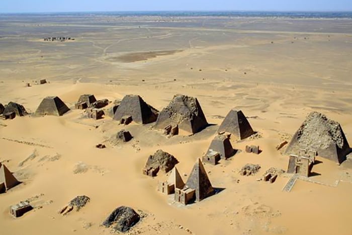 Meroe Pyramids, Sudan, courtesy Wikipedia.org