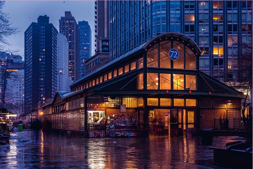 A subway station in NYC.