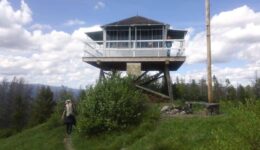 A fire tower in Montana