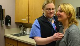 Resident Physician Elsie Haynes of the Copper Mountain clinic provided me with a number of tests including x-rays to help diagnosis my condition.