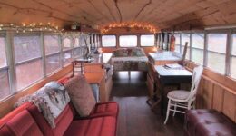 The solar-powered-bus found in Shawnee National Forest. (money.com)