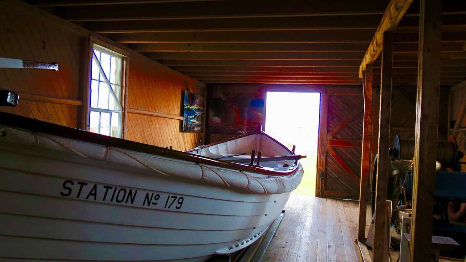 Chicamacomico Lifesaving Station--this boat is 100 years old!