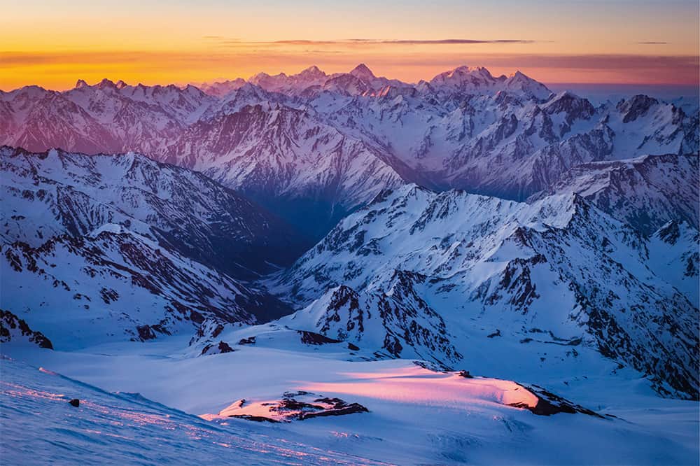 Explosion of colours in the Caucasus Mountains