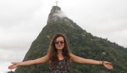 Me at Christ the Redeemer, Rio, Brazil