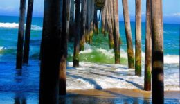 Below the Rodanthe pier