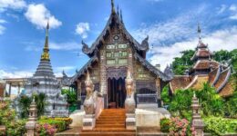 A temple in Chiang Mai Thailand.