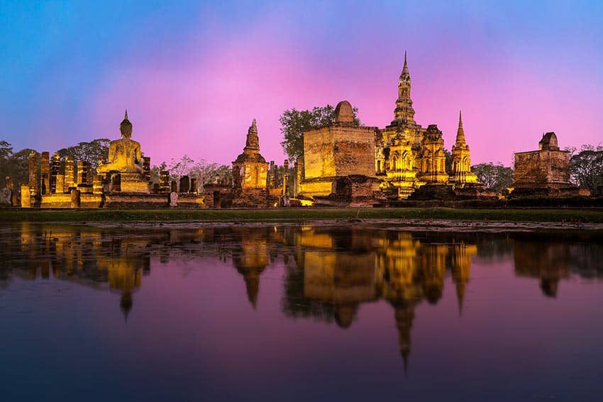 Chiang Mai Thailand at sunrise.