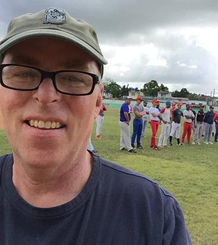 Chuck Carter of Spokane, Washington, in Cuba.