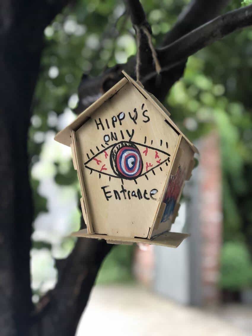 Image 2. Birdhouse spotted on the streets of Fishtown