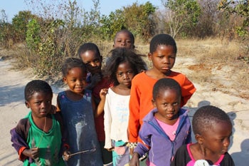 Volunteering in Zambia 5 Village children