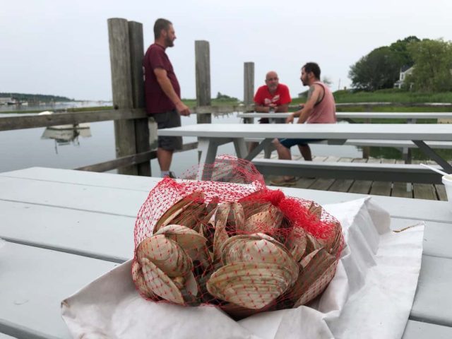 Steamers at Nunan's in Kennebunkport Steamers at Nunan's in Kennebunkport