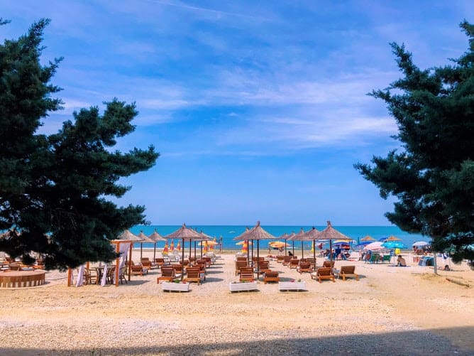 Beach in Ksamil, Albania