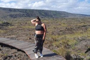 Hawaii petroglyph walk