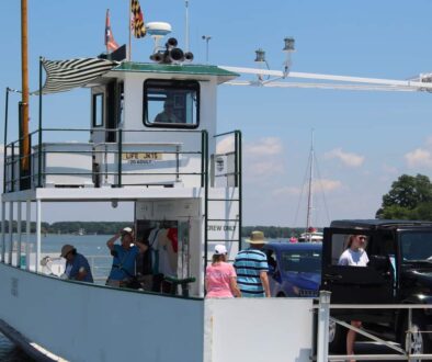 Oxford Bellevue Ferry. Delmarva Peninsula