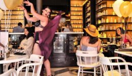 Bringing burlesque back to New Orleans with style at SoBou boozy brunch. Photos: Christopher Ludgate
