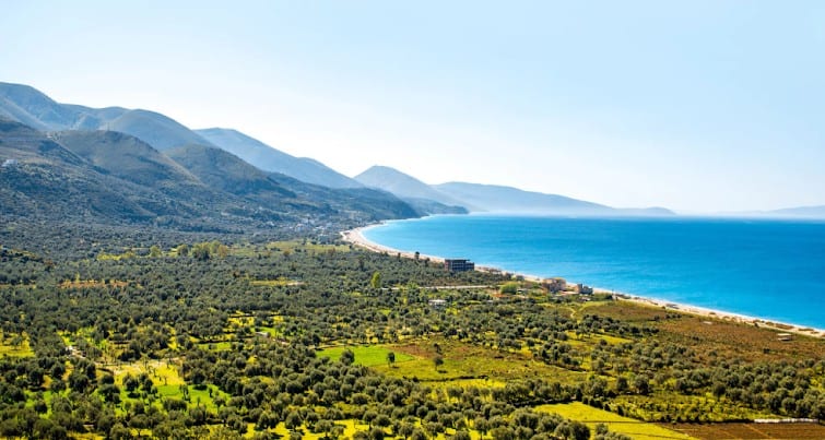 countryside Dhermi Albania