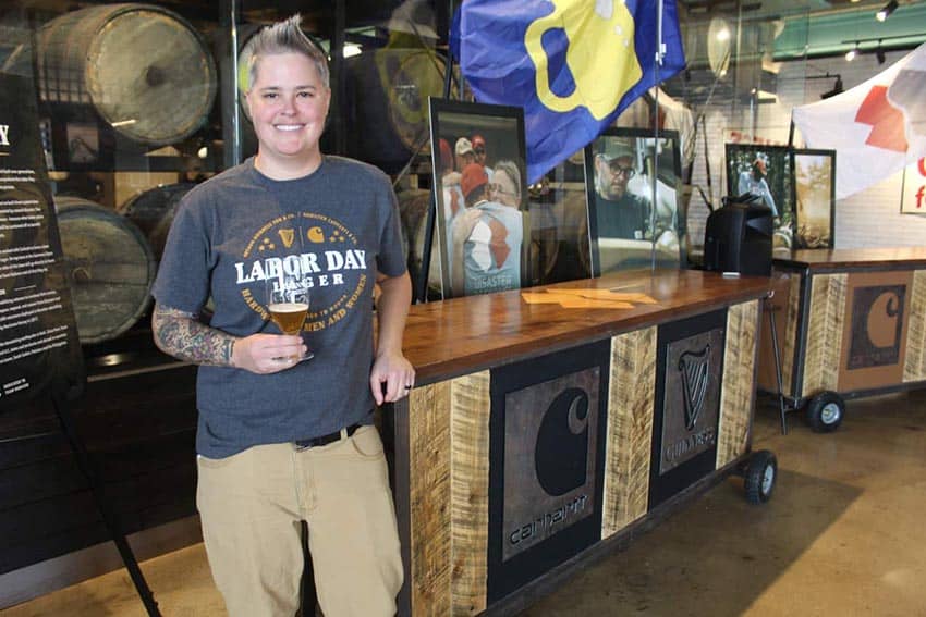 Hollie Stephenson, head brewer at Guinness Open Gate Brewery.