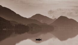 The view of the lake from Hotel Schloss Fuschl in Salzkammergut. Paul Shoul photos.