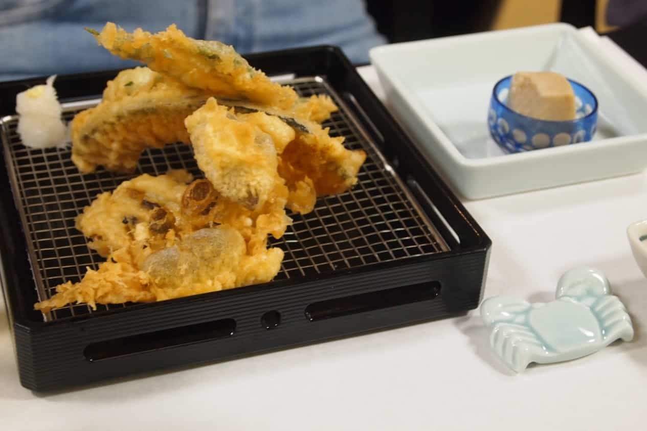 Tourists learn to make Japanese foods in homes with airKitchen-- like this tempura.