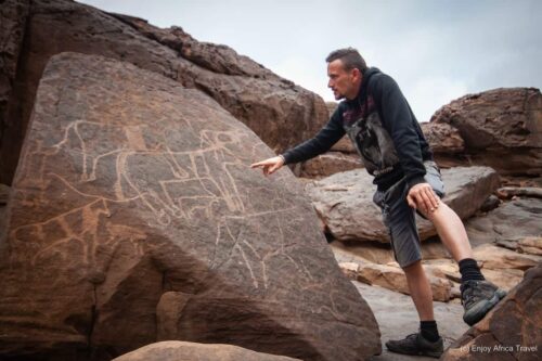 petroglyphs in Sudan