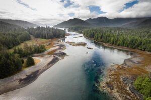 A river in Haida Gwaii