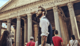 A traveler on a Geotourist tour.
