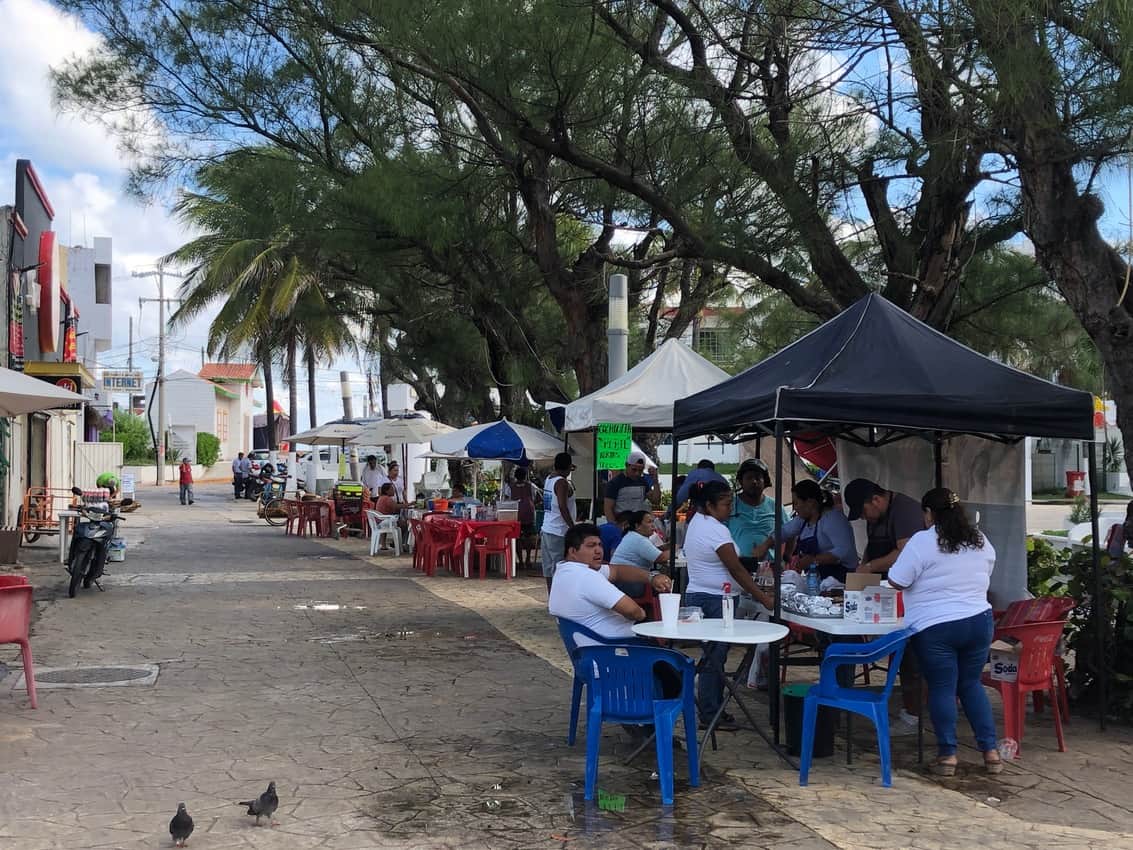 Relaxing in Isla Mujeres Mexico.