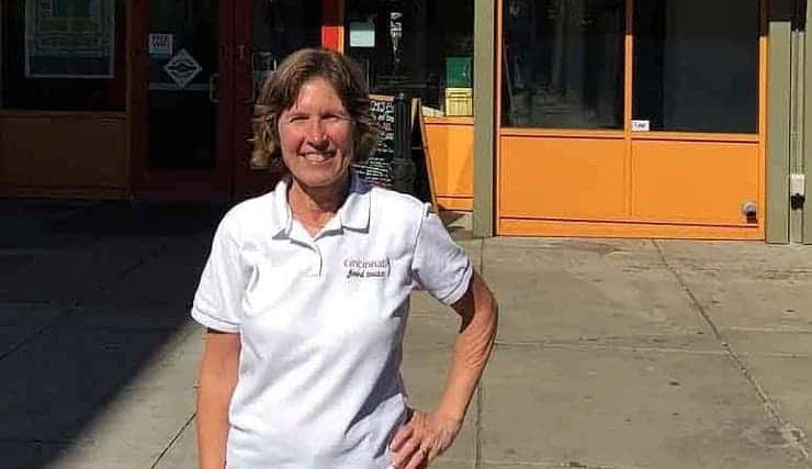 Barbara Cooper operates Cincinnati Food Tours offering visitors samples from the city’s food purveyors including those in Findlay Market, oldest public market in continuous operation in Ohio. Photo courtesy of Barbara Cooper