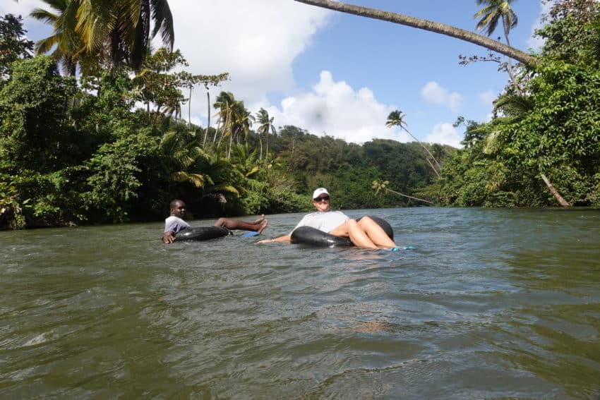 Tubing the Hempstead River Dominica