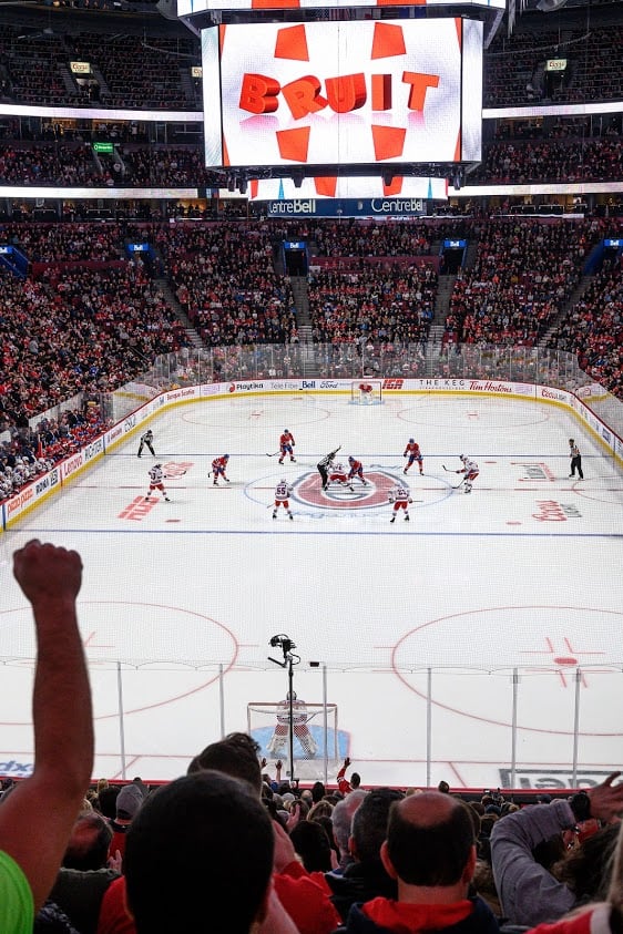 The Centre Bell, the home of the Habs, the Montreal Canadiens. Kevin Spreekmaster photos.