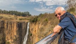 David at Howick Falls, Howick, South Africa.