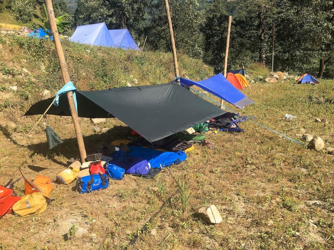 Our home for three nights in Annapurna. 