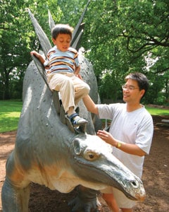 Cleveland, Ohio: Full of Reasons to Visit 5 Father and son play at the Cleveland Museum of Natural History.