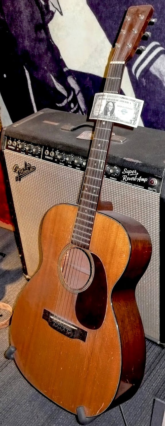 Nashville's Music Museums: George, Patsy and Johnny 12 A dollar bill helped make the drum beat in the original recording of “I Walk the Line.”