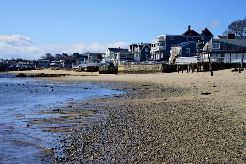 P-Town harbor shoreline