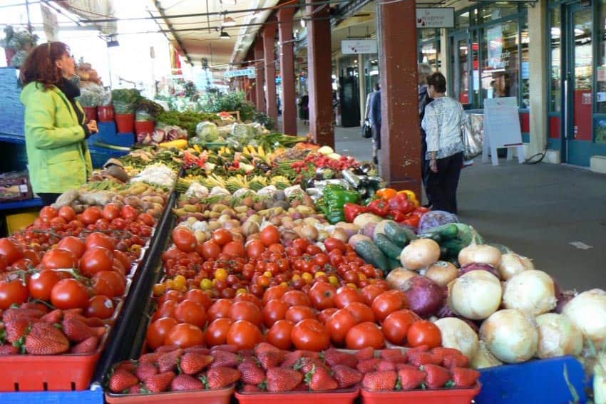 market in Montreal